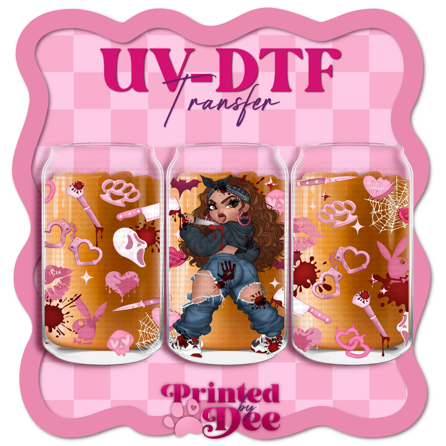 #167 Espooky Babes UV DTF