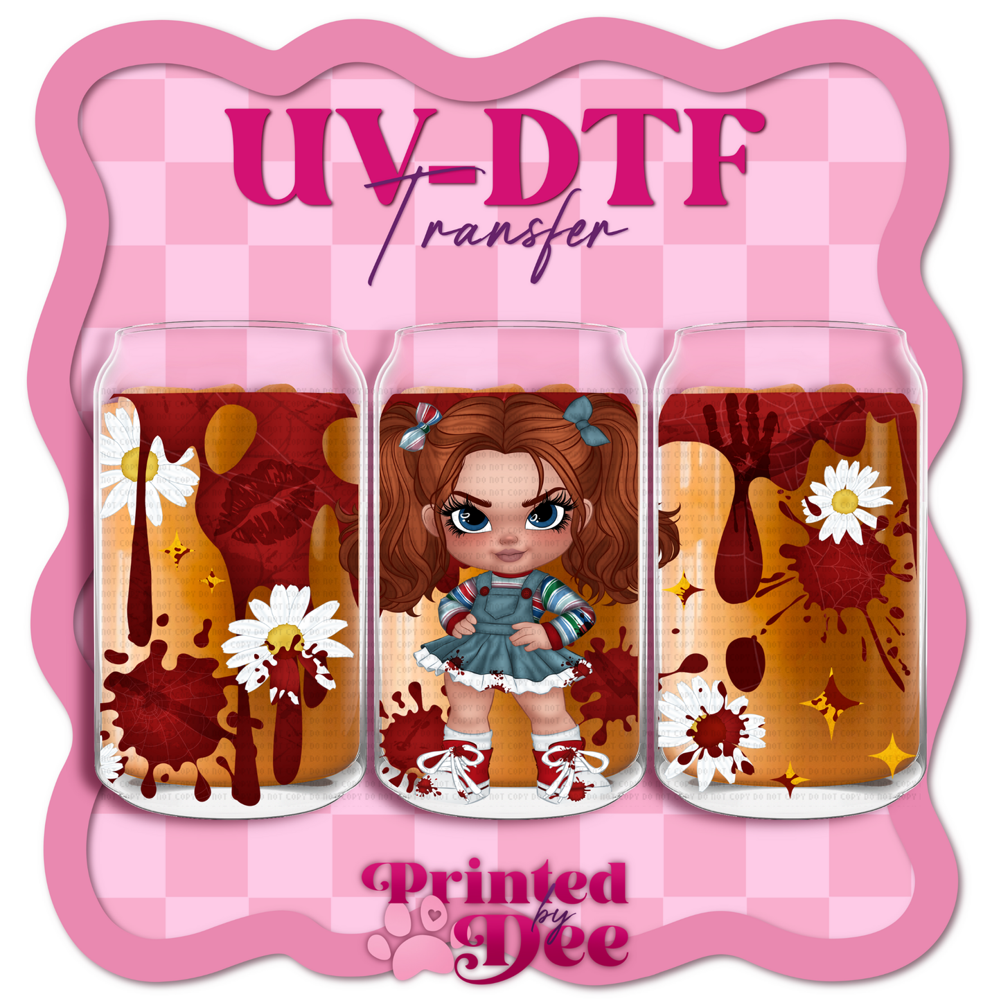 #126 Horror Chuck.y. UV DTF