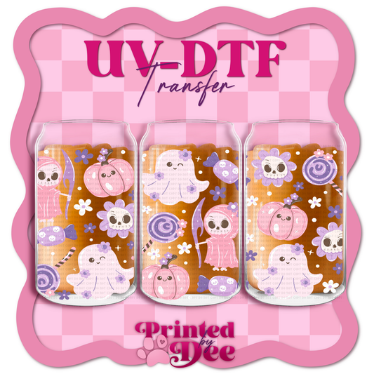 #106 pastel ghost  & reaper UV DTF