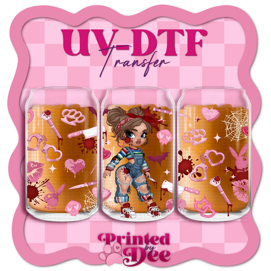 #166 Espooky Babes Chuck  UV DTF