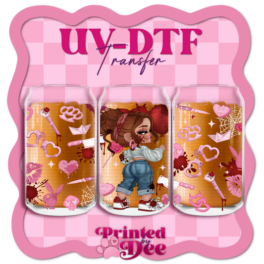 #169 Espooky Babes Clown UV DTF