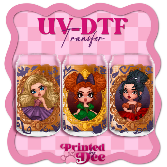 #121 SISTERS FRAMES  UV DTF