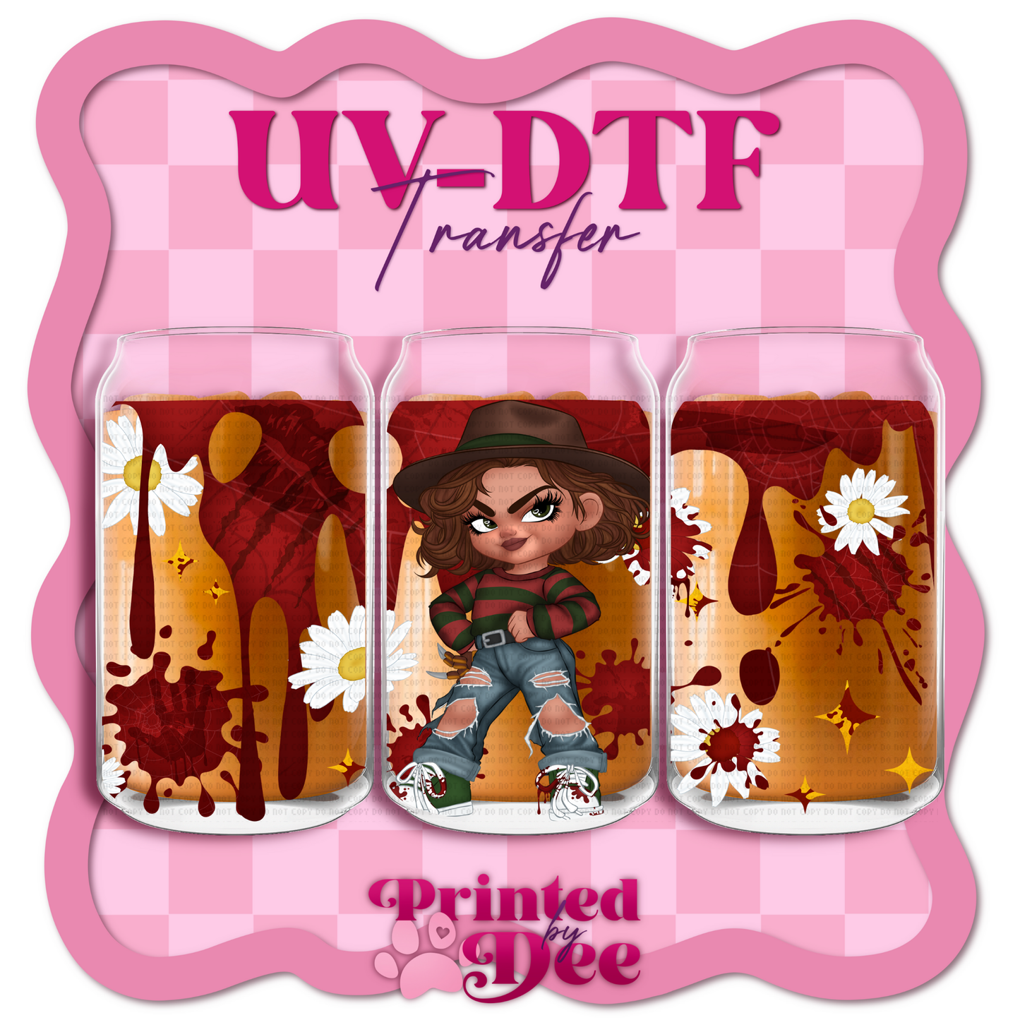 #124 Horror Freddy UV DTF