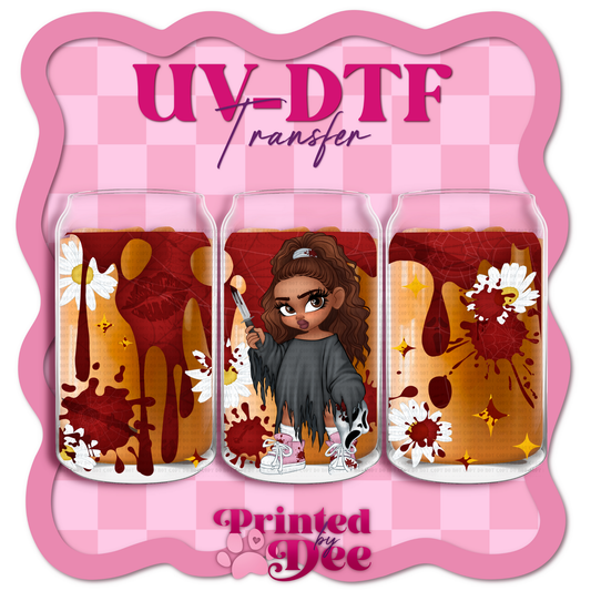 #125 Horror Ghost F. UV DTF