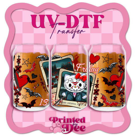 #155 Friday kitty  UV DTF