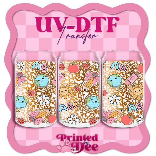 #108 ABC school  UV DTF
