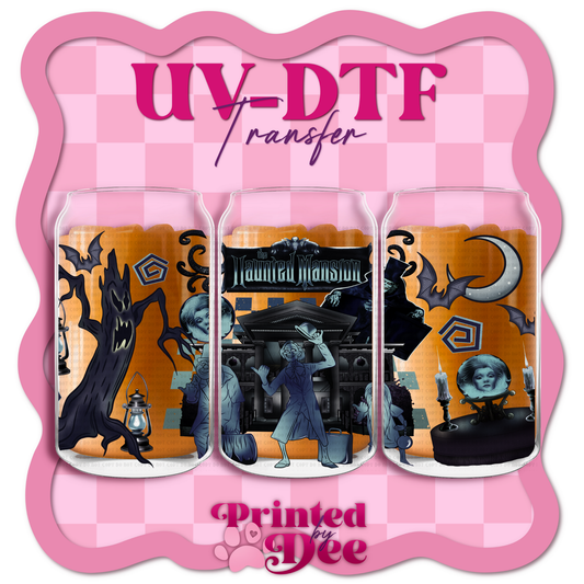 #114 HAUNTED M. UV DTF