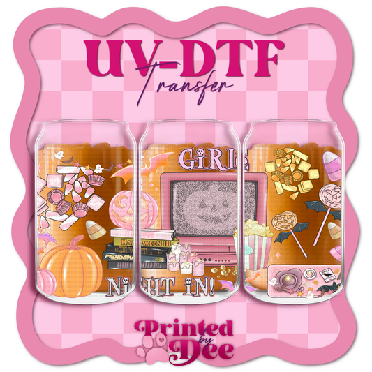 #115 GIRL NIGHT IN HALLOWEEN UV DTF