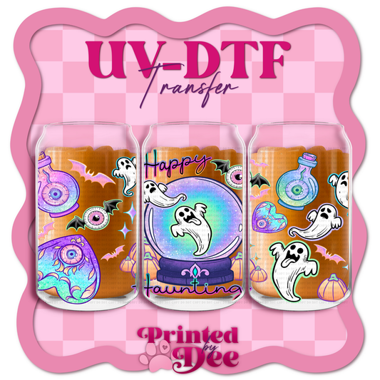 #141 Haunting crystal ball  UV DTF