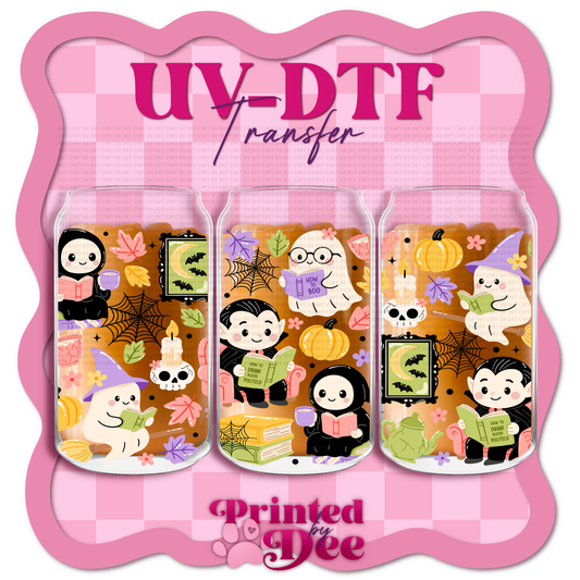 #105  cute Dracula & ghost UV DTF